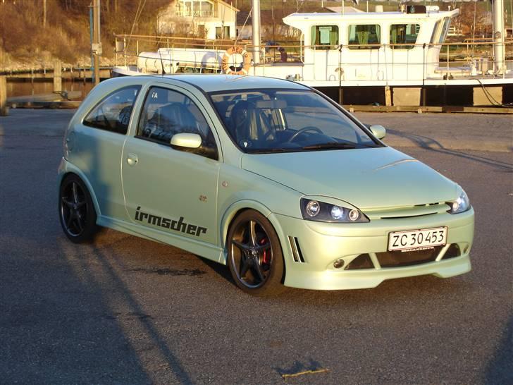 Opel Corsa c Sport solgt   - Min nummerpladeramme  billede 5