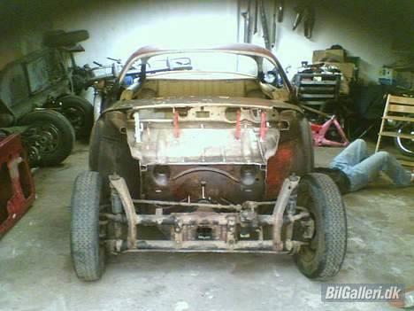 VW Karmann Ghia Projekt - før sandblæsning billede 6