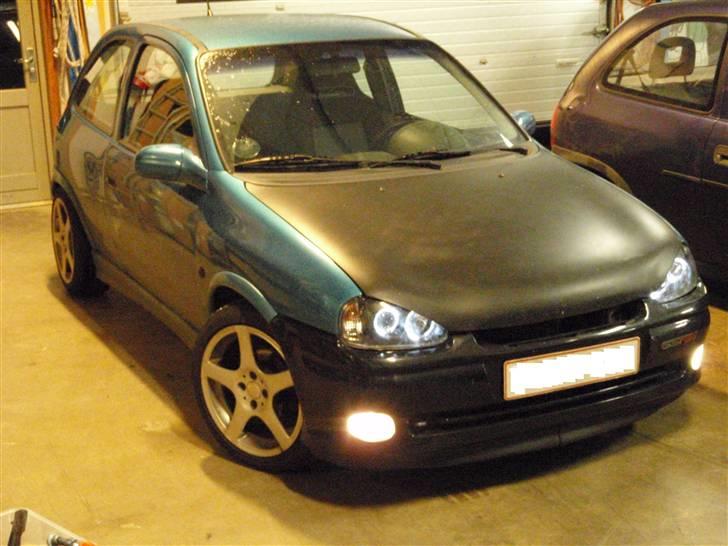 Opel Corsa B solgt - sådan ser den ud lige nu er ved at lave den om... billede 1