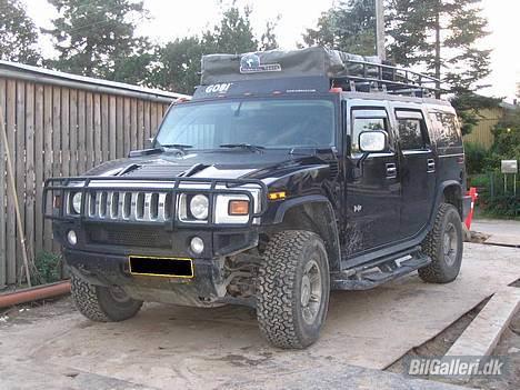 Amerikaner Hummer H2 - Forfra! ret brutal forfra! billede 1