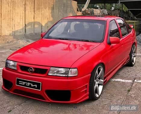 Opel vectra A (solgt) - denne front er da alt for fed.... billede 9