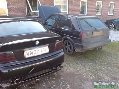 BMW E36 325i - Se bort fra Peters grimme golf haha... R.I.P. Min ven  billede 15