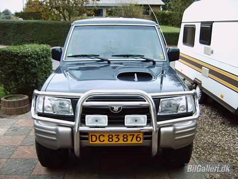Hyundai galloper 4x4 - Rigtig fed med det kængurugitter, med HELLA lygter billede 4