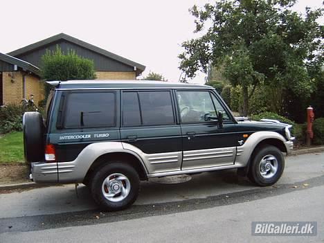 Hyundai galloper 4x4 - her har den stadig de grimme standart alufælge på billede 16