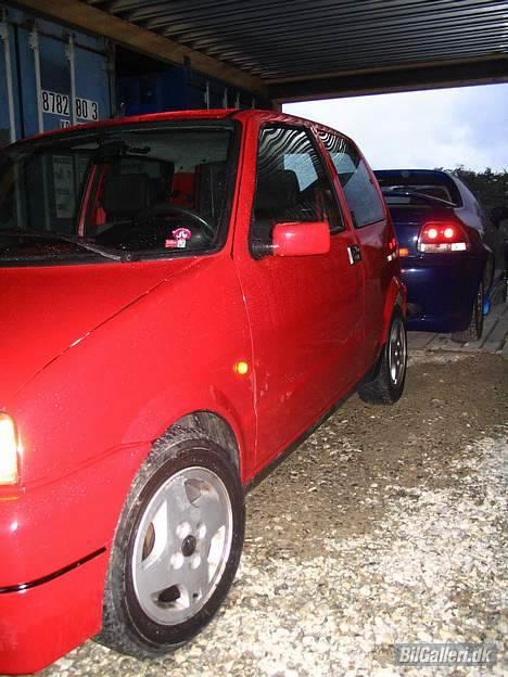 Fiat Cinquecento 1.1[SOLGT]  - Cinq VS Del Sol. Fiaten er godt nok smal........ billede 9