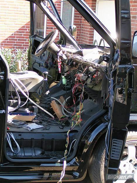VW transporter t4 SOLGT - alle ledningerne inden instrumentbordet skal i igen billede 19