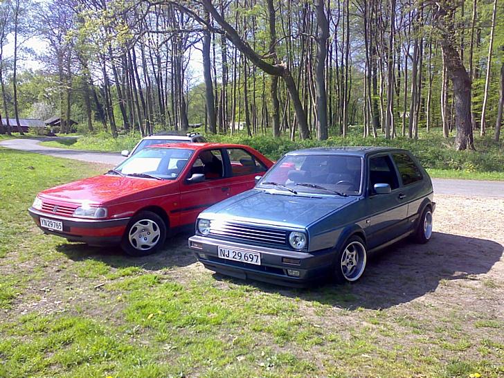 VW Golf  "Golfen" SOLGT - Bruderherz´s Røde djævel og Golfen.. Dream come true ;) billede 12