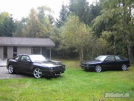 Maserati Shamal - Sammen med min gamle 1997 Ghibli GT, som var min første Maserati.  Ghibli GT har en 2,8 Biturbo V6 og er smallere og 24 cm langere i akselafstand. billede 11