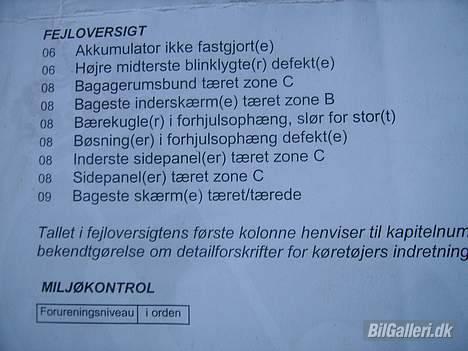 Volvo 240 - Hvad der skulle laves da den blev afmeldt. billede 9