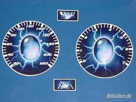 VW golf 2 abt "projekt" - skiver til min instrumentering skriv vis i er int i nogle magen til.... billede 15