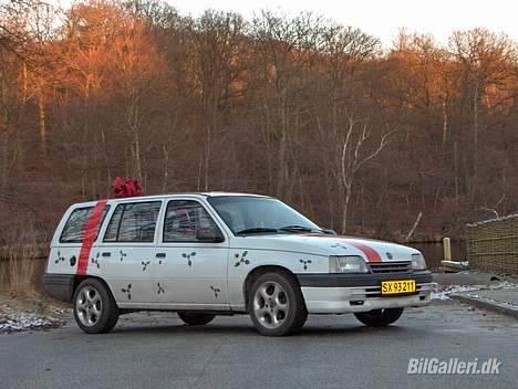 Opel Kadett E Van solgt - Julekortet til hele den pukkelryggede.. ;) billede 15