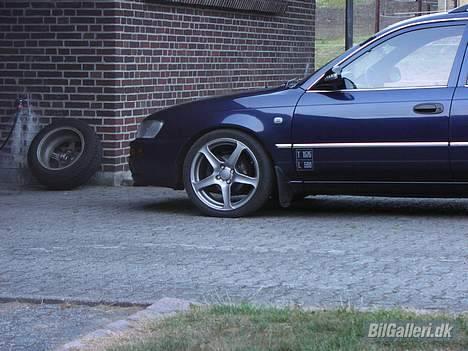 Toyota   Corolla 2.0D - Fronten - godt sænket og fine fælge billede 3