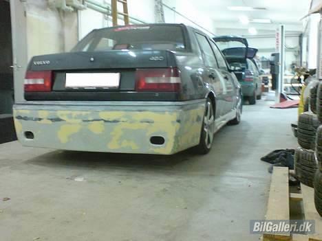 Volvo 460 TIL SALG  - Lige et billede af bilen "samlet" bagfra, stadig ikke helt færdig !!! billede 8