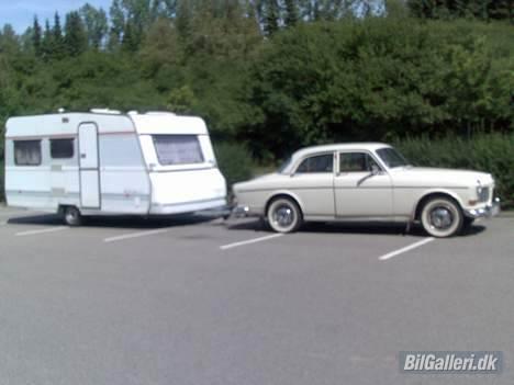 Volvo amazon - selv om den kun har 75 hk kan den godt trække en campingvogn billede 8