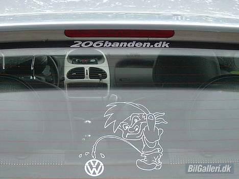 Peugeot 206 GTi - Den lille trold gav sjovt nok mange agresive overhalinger fra VW folket ;-) billede 5