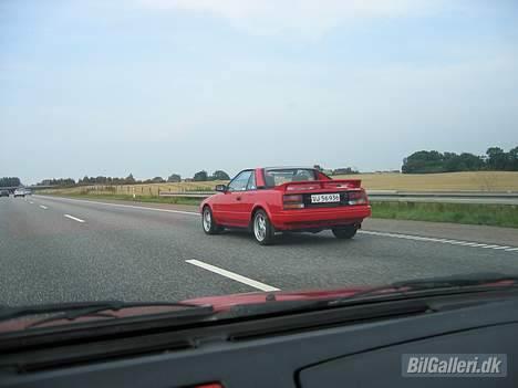 Toyota MR2 AW11 Targa - På motorvej hjem fra træf billede 9