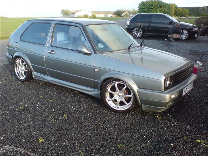 VW golf2 syncro (solgt) - så kom der lige nye fælge på igen... nu det så de tidligere fælge billede 2