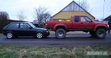 Toyota Hilux LN110 4x4 - Solgt - Hævet Hilux og Sænket Polo (lillesøsters) billede 14