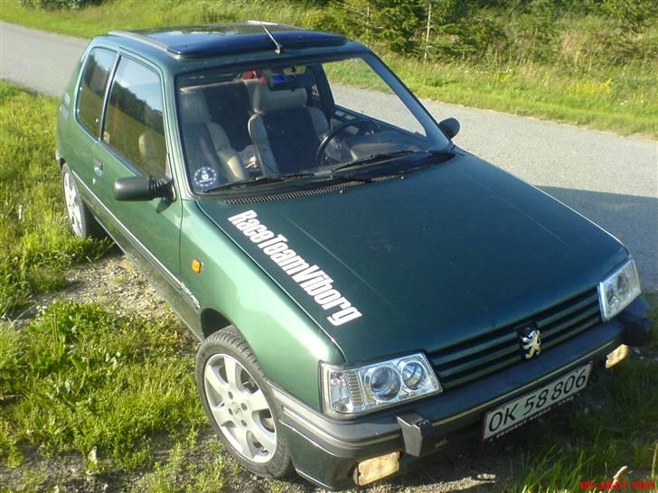 Peugeot 205 Rolland Garros - Lige før fælgene kom billede 7
