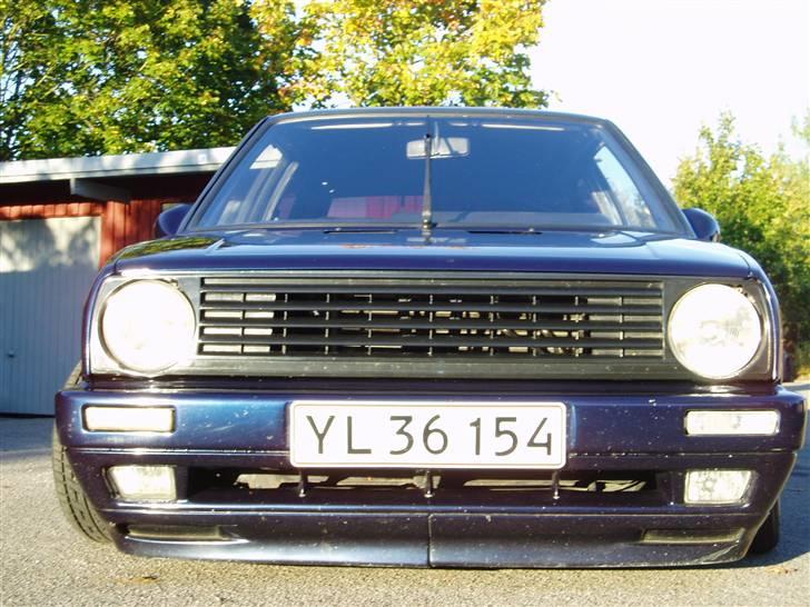 VW golf 2 >the blue pearl< - med den gamle front på billede 6