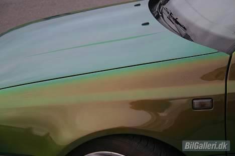 VW Vento  (solgt) - farve Spillet (malet på grøn bund og så er der gemeni i det som giver spillet) skal ses når der er solskin billede 3