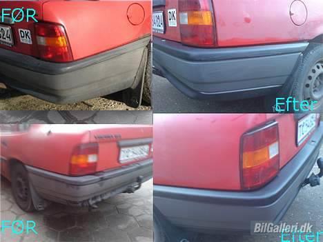 Opel Vectra * SOLGT* - Før Efter Billeder, det er kofangere du skal kigge efter:) Det er MEGET pænere i virkligheden. billede 8