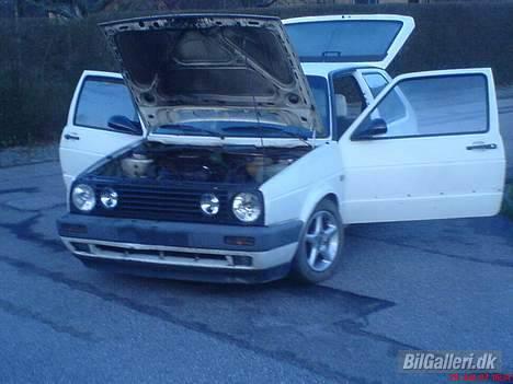 VW Golf 2 død ved kølle - Ja inden jeg skilte den ad for at lave rust!  billede 7