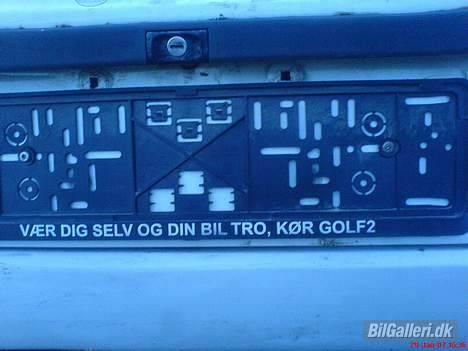 VW Golf 2 død ved kølle - Vær der selv og din bil tro kør golf 2 :P billede 13