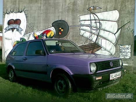 VW golf 2 R.I.P. - en af de sidste billeder der blev taget inden ullykken billede 12