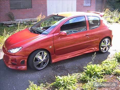 Peugeot 206 XS ***SOLGT*** - Med 18" Diablo Fury krom spinnerfælge.. (SOLGT) billede 2