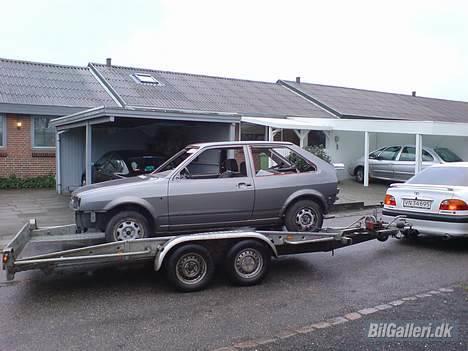 VW polo coupe solgt - Kommer tilbage fra maler billede 4