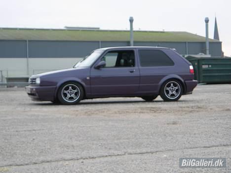 VW Golf II     1,8I - Fælgene er sat på digitalt, da jeg kørte med vinterfælge da billedet blev taget :) billede 16