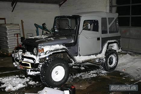 Toyota Landcruiser Bj42 (Solgt) - Så kom sneen..  billede 18