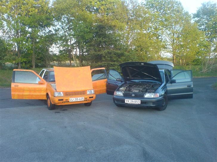 Nissan micra solgt.... - mig og min vens bil.... hehe.... billede 12