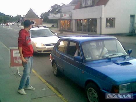 Fiat 127 Mk. 3 solgt - Blev stoppet med manglende pap, to ekstra plader bagi og ingen plader på bilen med 60 inde i Silkeborg. INGEN bøder ! :D billede 16