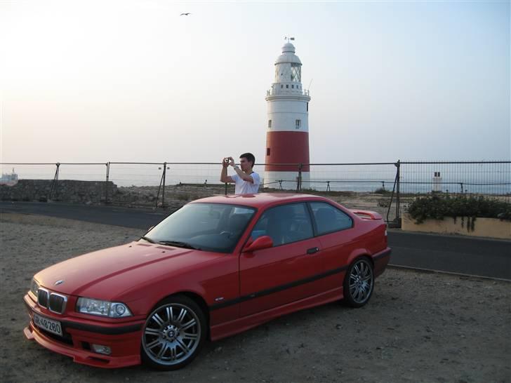 BMW 328i E36 Coupé EVO LSD - Så kommer man ikke meget længere syd på i Gibraltar billede 5