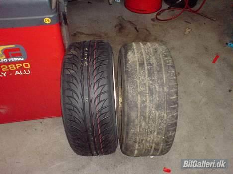 Ford Sierra GT - 195/45-16 til venstre 215/40-16 til højre billede 9