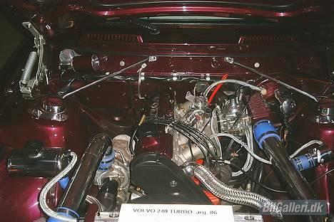 Volvo 240 fcs - her r lige et billed af motoren i min gammel 240 t i c..... med 200+hk billede 20