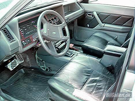 Ford Granada 2,8 I Ghia - Læder kabine 1984 Nimbusgray er OK NU billede 3