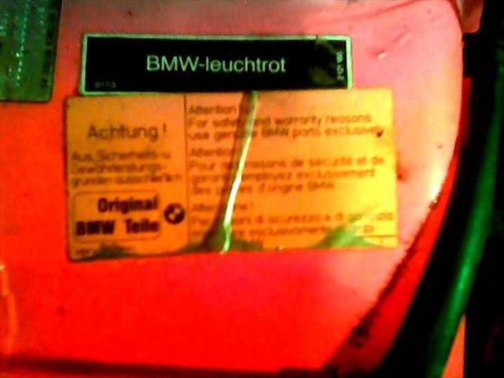 BMW e28 / 524td - Farvekode: BMW-Leuchtrot billede 14