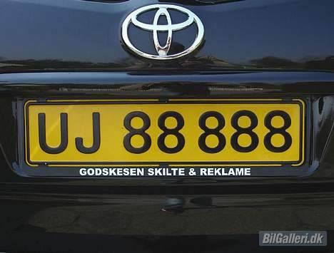 Toyota Corolla SportsVan - Hjemmelavede nummerpladerammer  billede 8