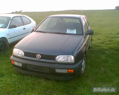 VW Golf 3 1,9 Diesel "SOLGT" - sådan stod den da vi købte den billede 4