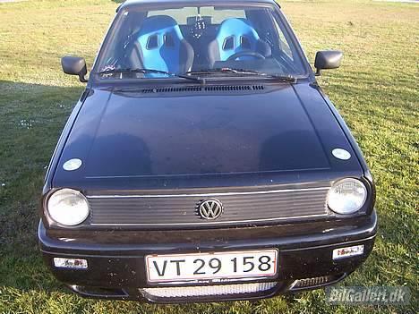 VW polo coupe gt !solgt! - Den dejlige front, med de klare blink.  :D billede 7