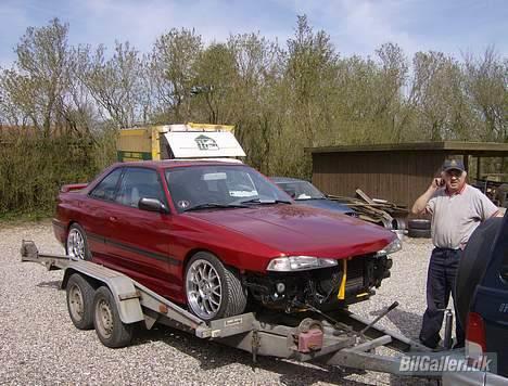 Mazda 626 Coupé solgt - Afhentet på værksted, efter koblings skift og ny gearolie. billede 10