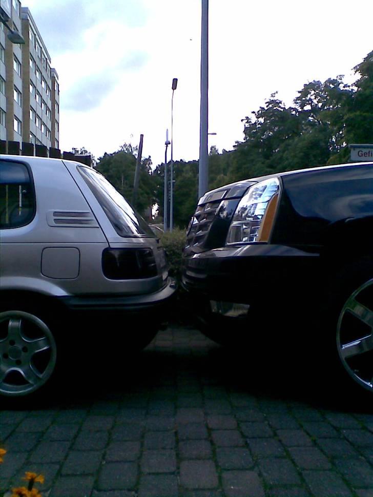 Toyota corolla E9 chaser - corolla vs. cadillac escalade billede 10