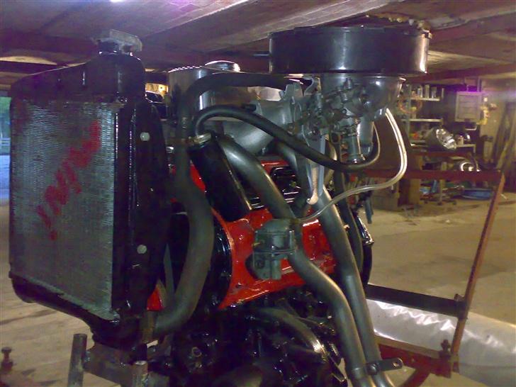 Austin-Morris mascot - så er motoren næsten samlet, mangler bare strømfordeler og generator.. billede 9