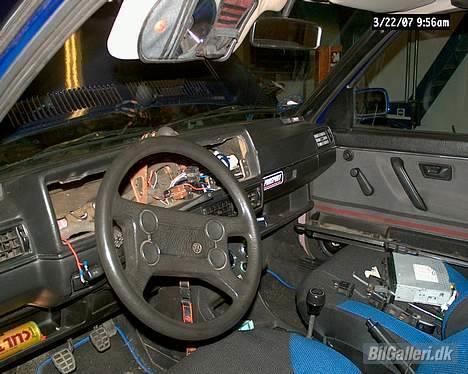 VW golf 2 1,6 GTD  SOLGT - Speedo er ved at blive nulstillet skal jo til når motor er ny (karos Kørt KM.467.000 billede 16