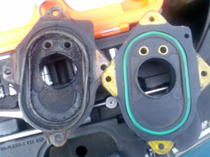 VW Golf III SOLGT - flancen til venstre var den gamle, den var revnet næsten helt over billede 12