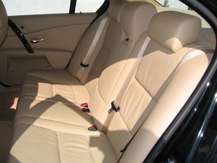 BMW E60 "BLACK" KONEBILEN - beige dakota med armlæn for og bag billede 8