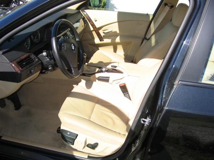 BMW E60 "BLACK" KONEBILEN - Beige El-læderkabine billede 7